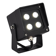 SL9520.405.01 Светильник уличный наземный ST-Luce черный/черный LED 1*9W 3000K/4000K/6500K ГЛЭР 500_191_2950122